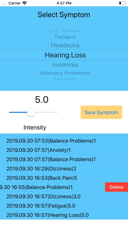 Chiari Symptom Tracker screenshot-3