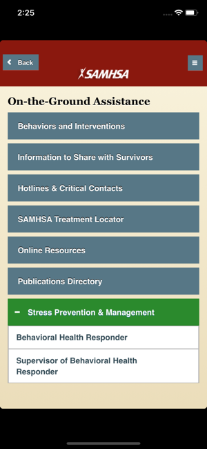 SAMHSA Disaster Response App(圖3)-速報App