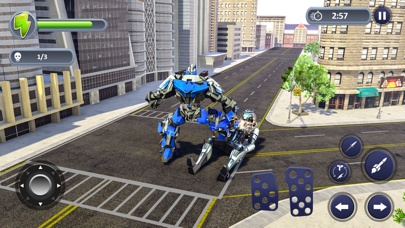Flying Limo Car Robot War screenshot 3