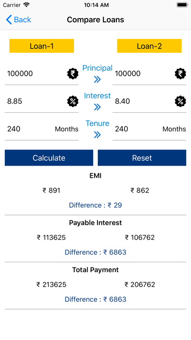 EMI Calculator 2020 screenshot 3