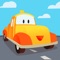 Go for a drive in Car City with Tom the Tow Truck and come to the rescue of all his vehicle friends