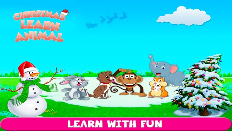 Christmas Game Learn Animal screenshot-3