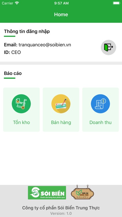 SBOnline -  Quản lý doanh thu