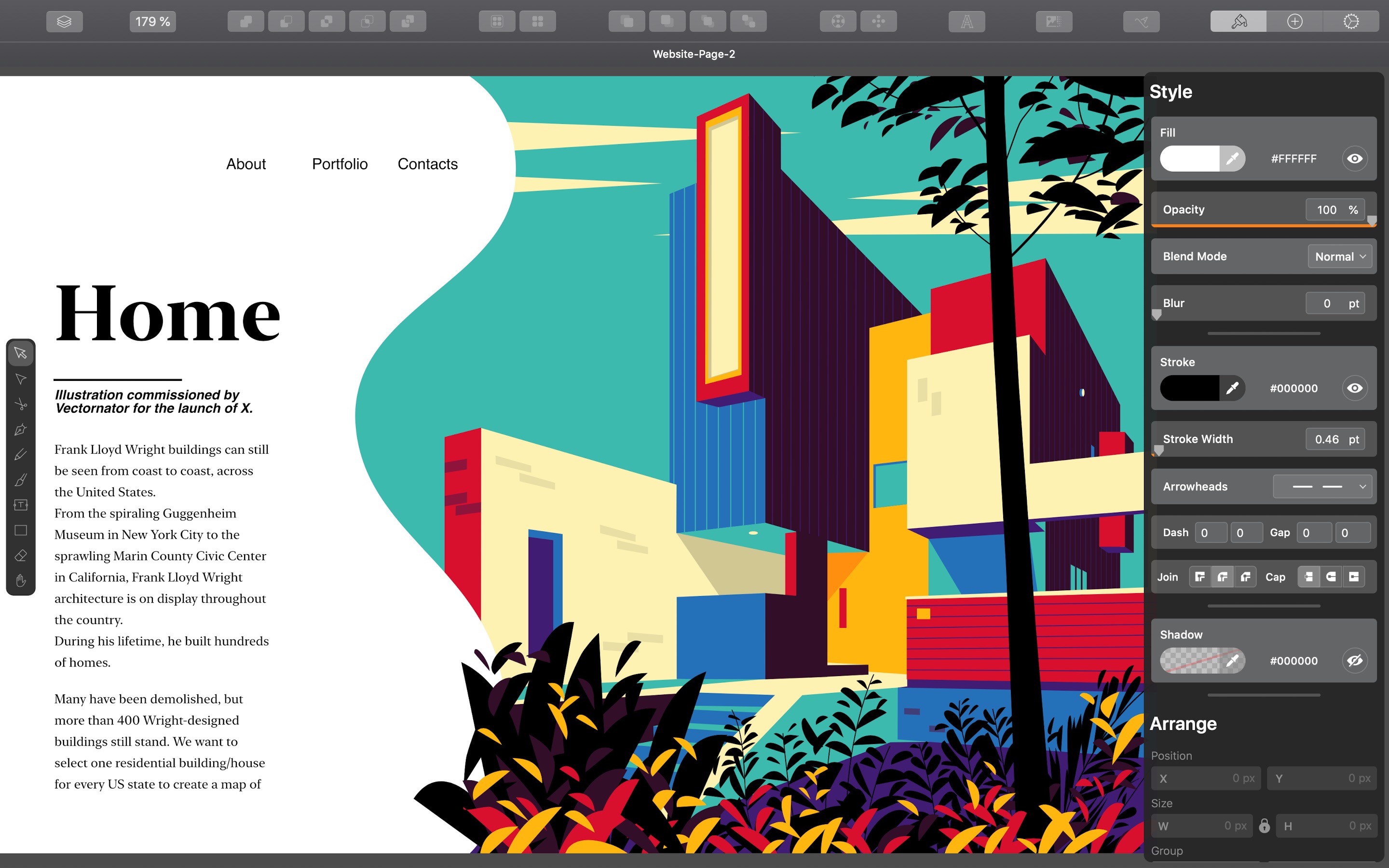 Screenshot do app Vectornator Pro - Vector Art