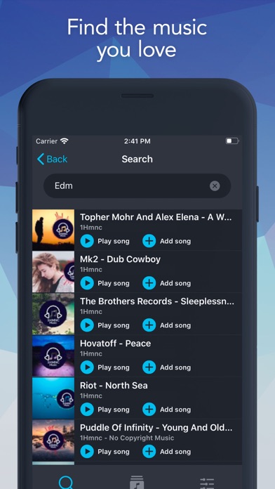 Musix - Find and Stream Songs screenshot 2
