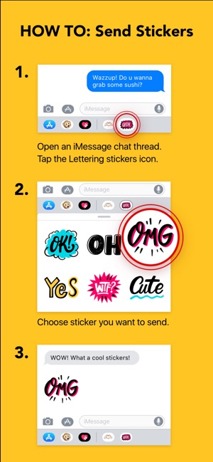 UGH Lettering Stickers(圖4)-速報App