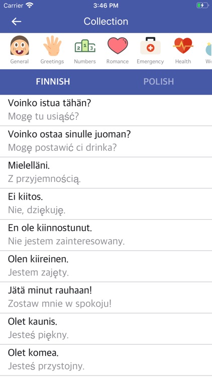 Finnish Polish Dictionary screenshot-4