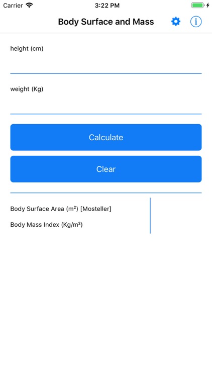 Body Surface And Mass
