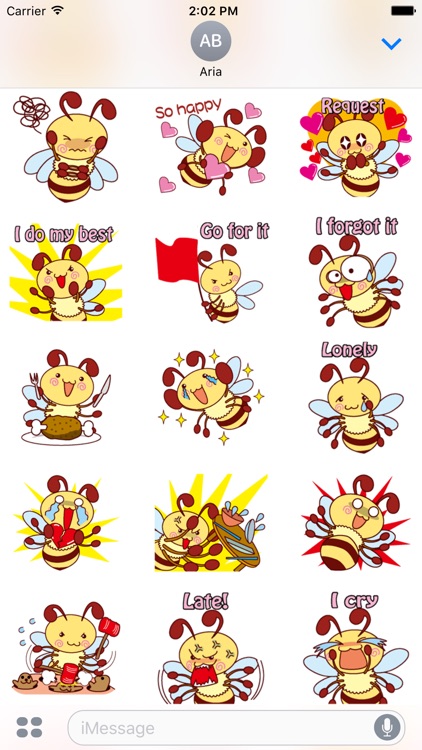 Honey Bee BeeMoji Sticker screenshot-3