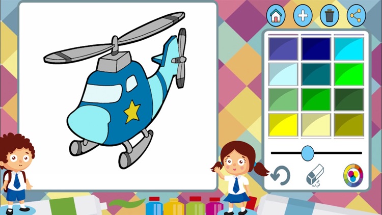 Cars coloring book to paint