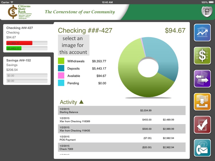 CSB&T Ells Mobile for iPad