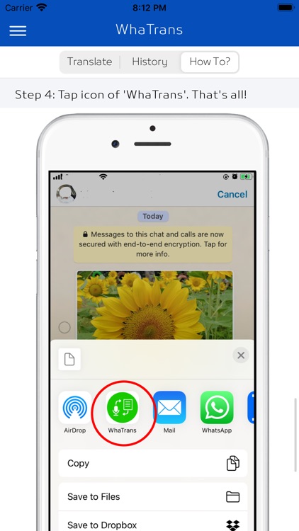 WhaTrans Translate Chat & Text screenshot-5