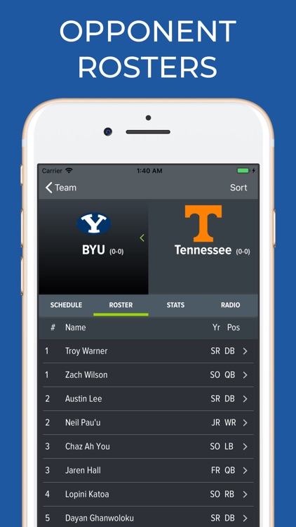 Tennessee Football Schedules screenshot-6