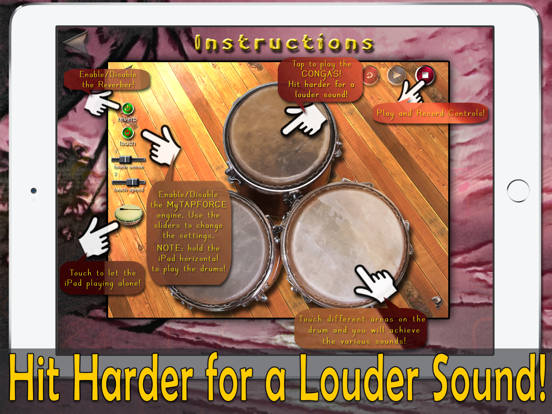 Screenshot #6 pour i Play My Caribbean Drums HD