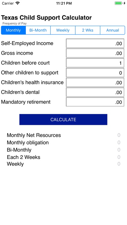 child support calculator