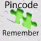 PincodeRemember will securely store your important information