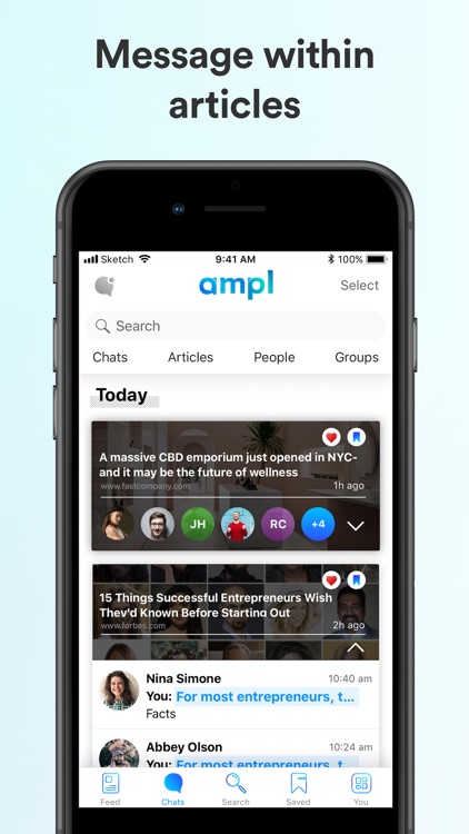 Ampl - News & Article Sharing screenshot-5