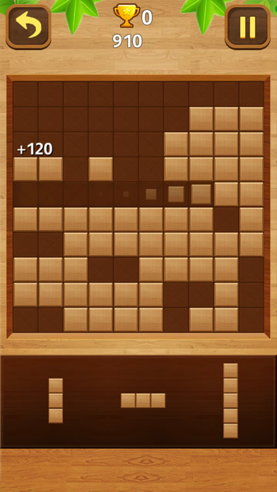 Wood block puzzle : classic screenshot 2