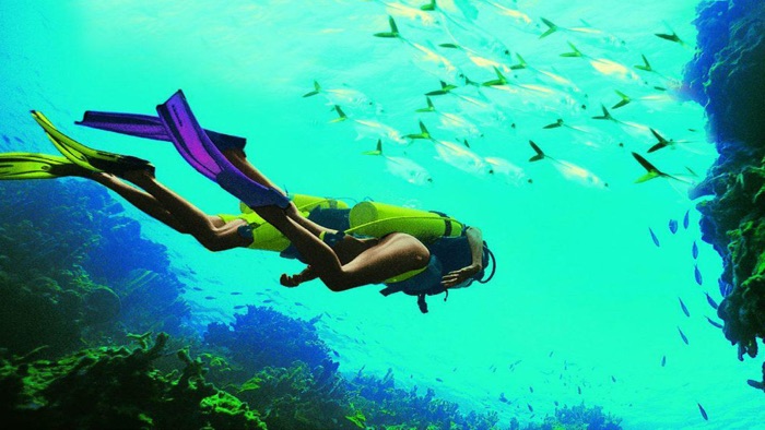 水肺潜水游泳sim