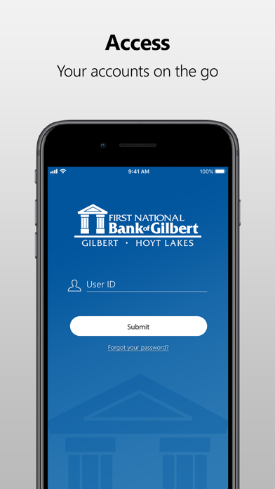 How to cancel & delete First National Bank of Gilbert from iphone & ipad 1