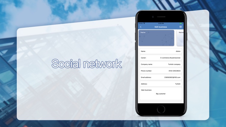 Contact-Business card box