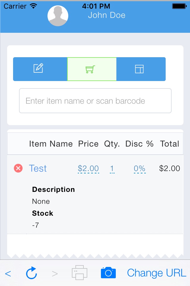PHP Point Of Sale screenshot 2
