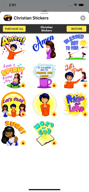 Christian Stickers - Blessed(圖2)-速報App