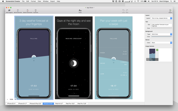 Screenshot Creator app screenshot