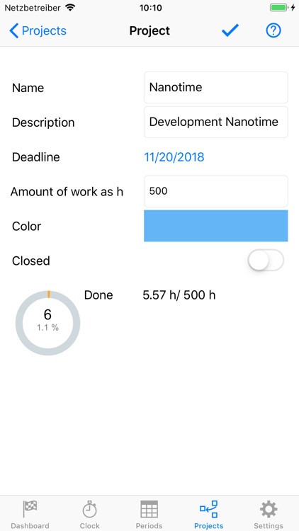 Nanotime Light - Time tracker screenshot-6