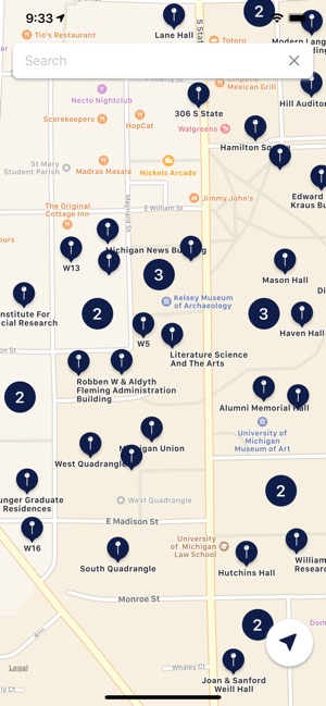 UMich Campus Maps