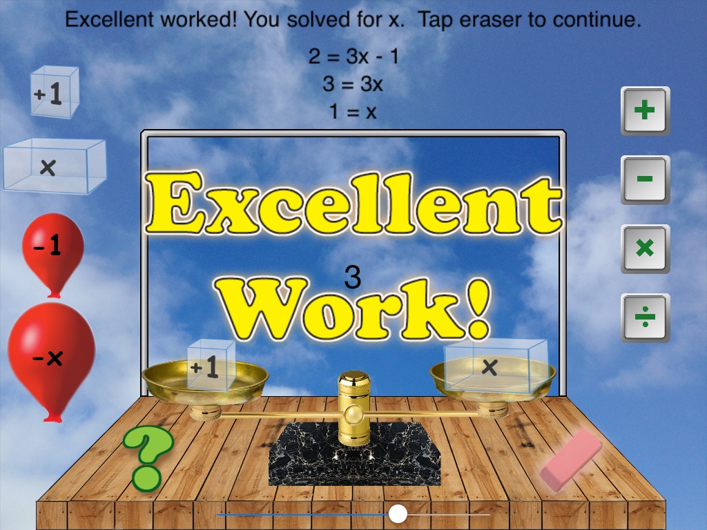 Algebra Balance screenshot 3