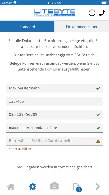 LITEBYTE Digitalisierungs App