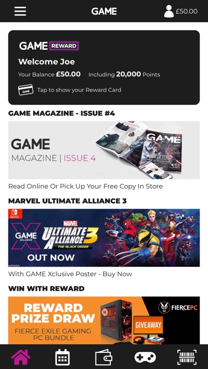 GAME Mobile App