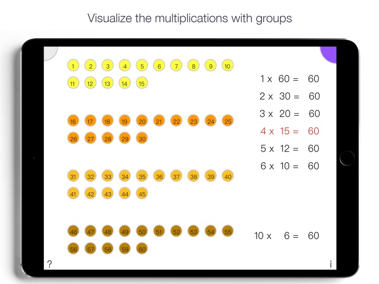 Visual Multiplication Table screenshot-4