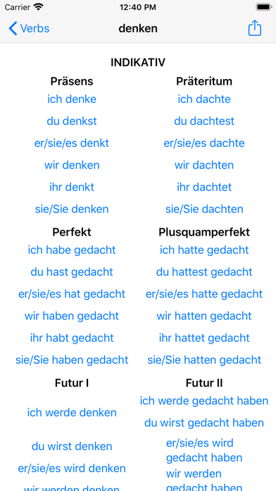 How to cancel & delete Deutsche Verben from iphone & ipad 3