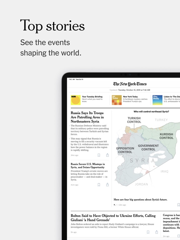 NYTimes – Breaking National & World News screenshot