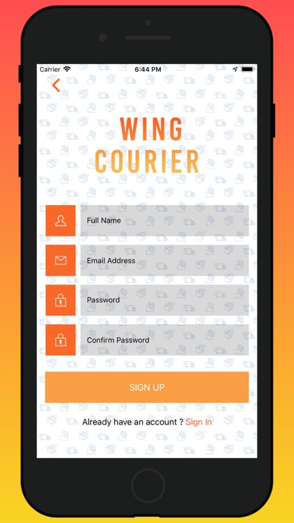 Wing Courier Customer