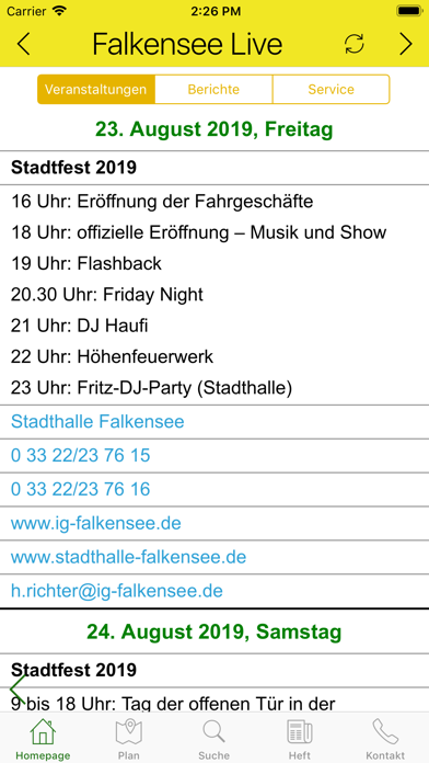 How to cancel & delete Falkensee Live from iphone & ipad 1