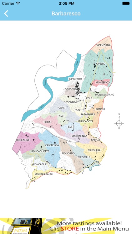 Enogea Barbaresco docg Map