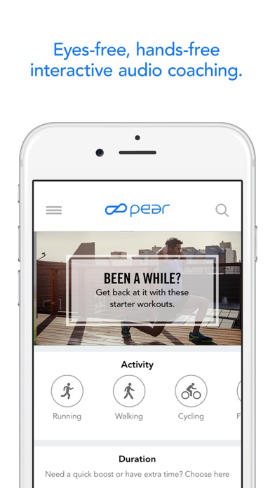 PEAR - Personal Fitness Coach screenshot