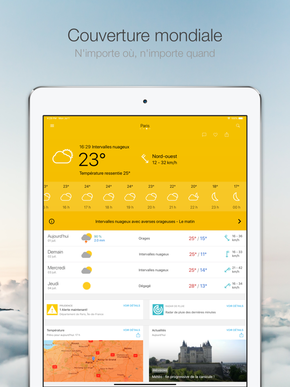 Météo 14 jours Pro Météo 14 jours Pro