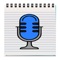 Whether its a quick thought or a full on podcast, the Audio Note Taker allows you to record audio and write text all through your microphone