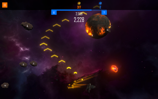 Asteroids Blast, game for IOS