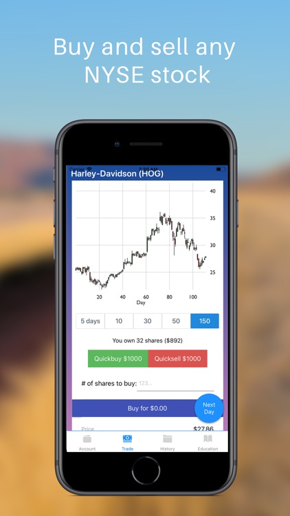 Instant Stock Market Simulator