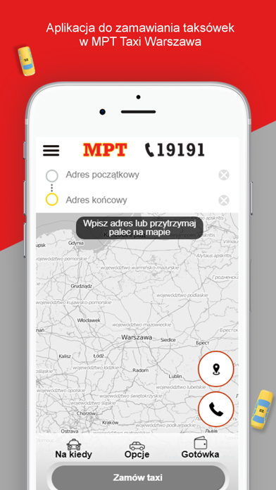 How to cancel & delete MPT TAXI Warszawa 19191 from iphone & ipad 1