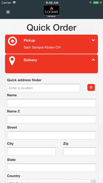 Loomis Customer Portal