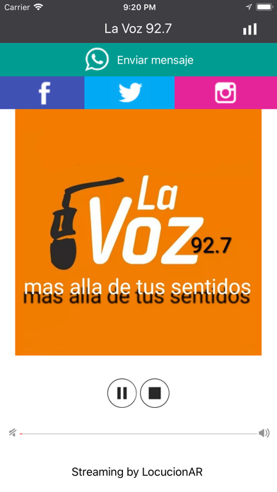 La Voz 92.7 screenshot 2