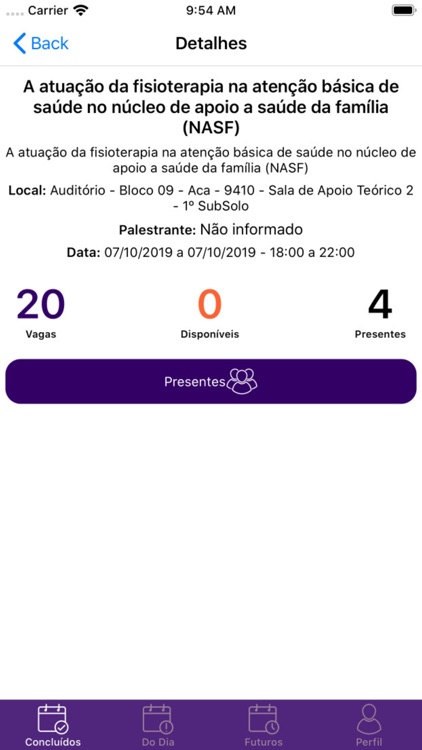 Eventos UniCEUB screenshot-3