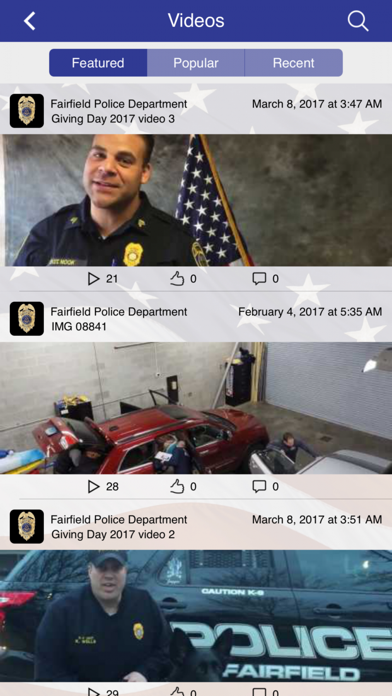 Fairfield Police Department. screenshot 3