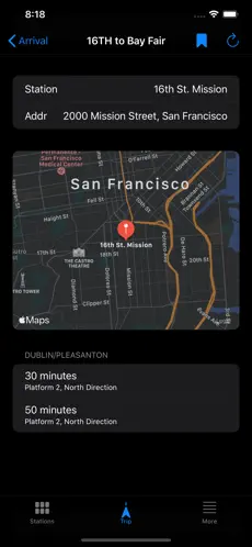 Screenshot 2 Transit - for BART SF Bay Area iphone